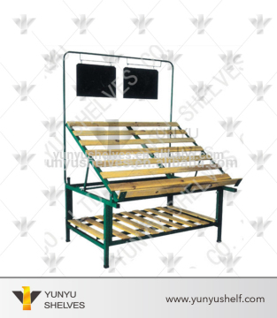 guangzhou yunyu wooden vegetables display racks