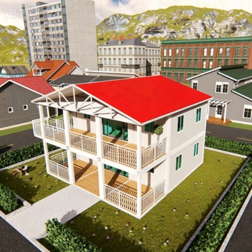 Design-Ready Foldable Unit Villa with Full Kitchen & Bath Options