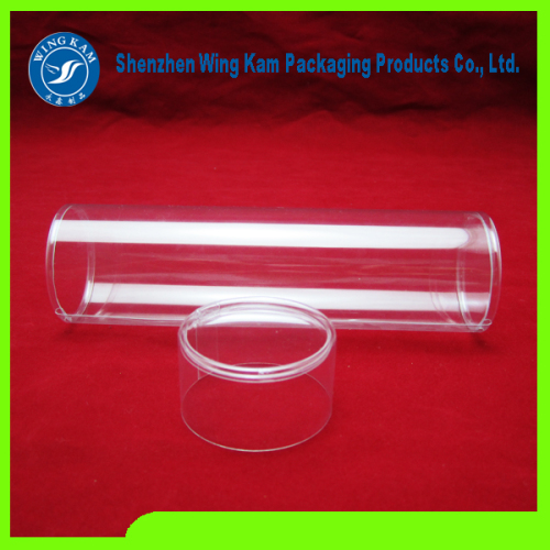 Plastic Container with Top Cap and Bottom Cap