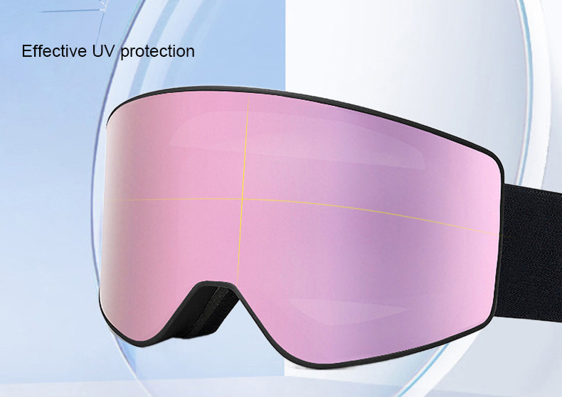 Wholesale Magnetic Cylindrical Anti-Fog Ski Goggles ME2189-UV Protection Wholesale Magnetic Cylindrical Anti-Fog Ski Goggles ME2189-UV Protection