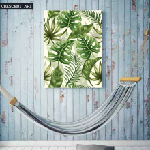Palm Leaves Decorative Art Print on Canvas