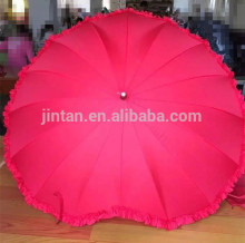 Promotional love heart shaped weeding umbrella
