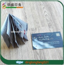 Cheap price custom design printed promotion fold card slips advertise brochure