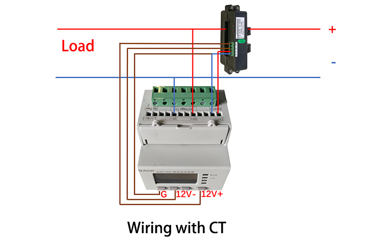 DC hall effect current sensor