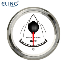 KUS 52mm Rudder Angle Indicator Gauge with Dual Backlight for Marine Vessels
