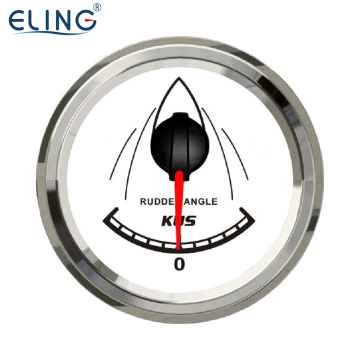 KUS 52mm Rudder Angle Indicator Gauge with Dual Backlight for Marine Vessels