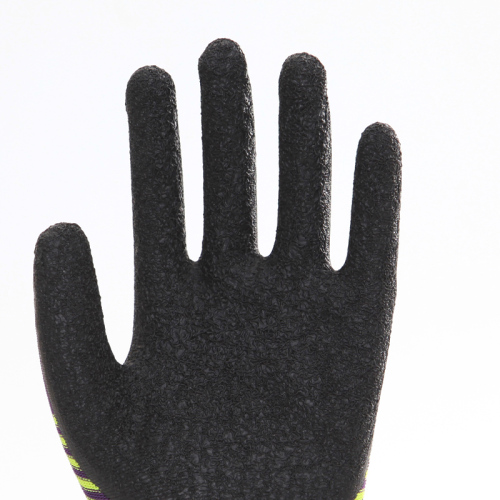 EN388 Polyester Latex Labor Protective Gloves