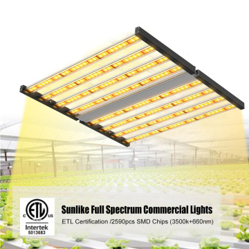 Dimmable 8 Bars 640W Led Light