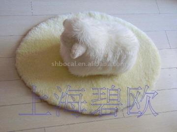 sheepskin pet mat rug