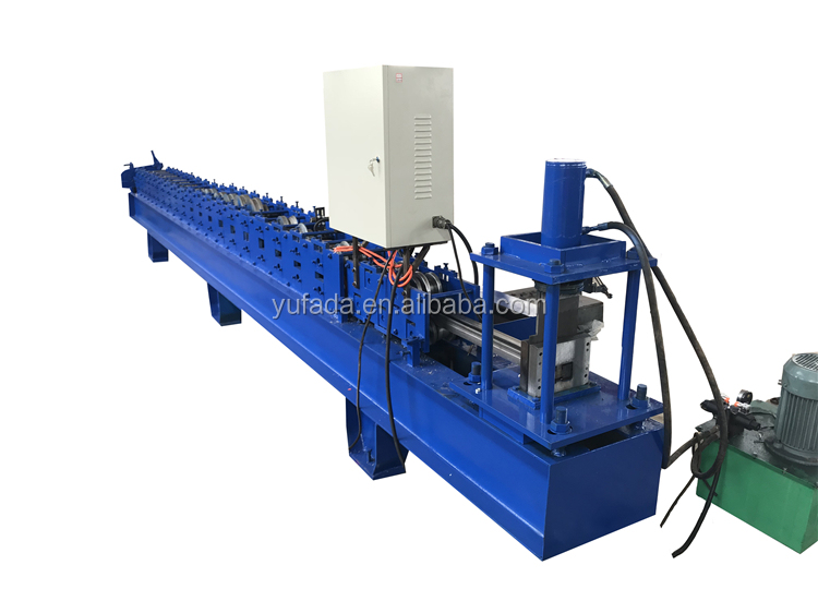 80mm 100mm Shutter door side guide rail roll forming machine