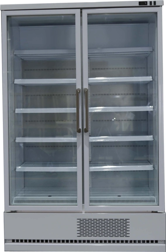 Glass Door Upright Chiller Refrigerator for Supermarket