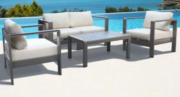 High quality aluminum outdoor furniture set