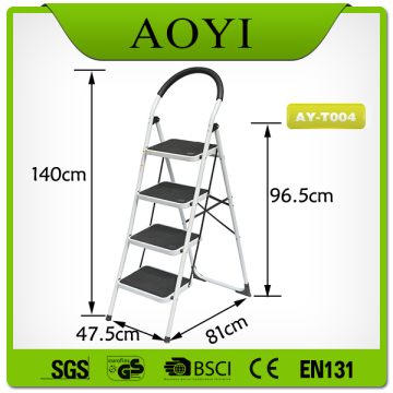 4 steps steel ladder