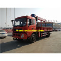 Dongfeng 5ton lori lililowekwa cranes za telescopic