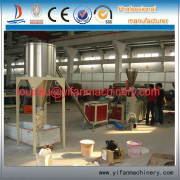 Plastic PVC hot cutting granulation line