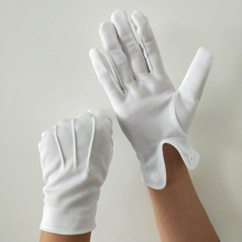 Parade Nylon White Gloves
