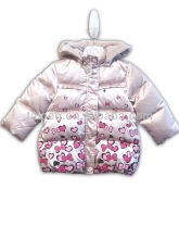 New Style Baby Girls Children Down Jacket Hoodies Jacket