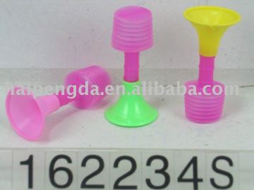 plastic press loud bugle toy