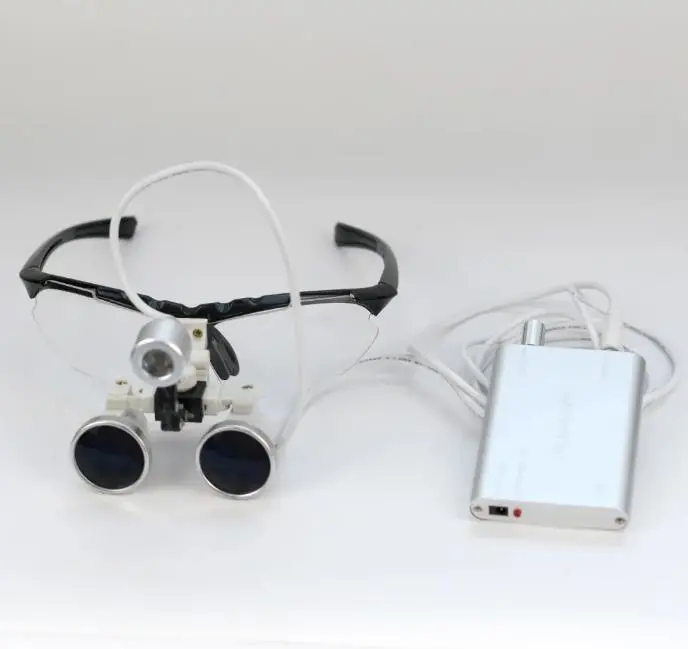 Dental Surgical Binocular Loupe and LED Head Light