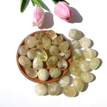 Wholesale Tumbled Crystals: Citrine Healing Stones for Home Decoration