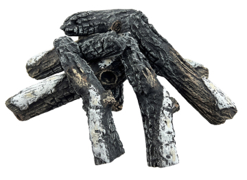 ABLE Ceramic Fiber Wood Birch Log Sets