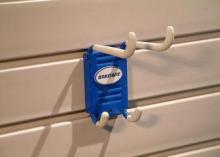 Enviroment-Friendly Taupe Slatted Wall Panels For Storage ,