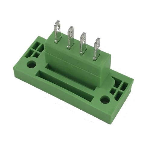 through wall terminal block panel mount wire connectors