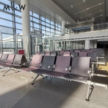 Luxury Manufacturers Specifications for M&W Cushion Iron Reception Lobby Waiting Chairs & Hospital Waiting Chairs
