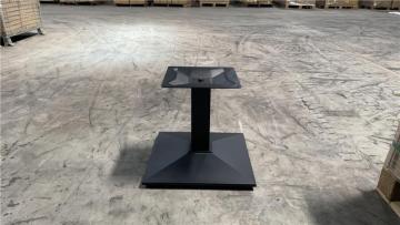 Cast iron table base inclined plane