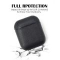 hot selling pebble leather case for airpord