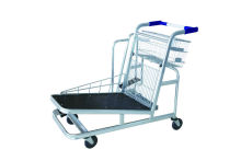 supermarket flat trolley cart for heavy duty goods LH-9