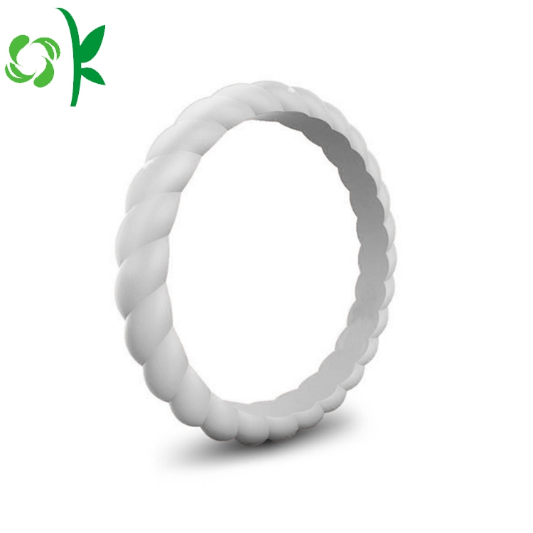 white silicone ring 
