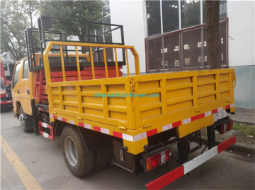 High rise aerial work platform operation truck