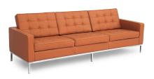 Florence mid century modern three seaters sofa