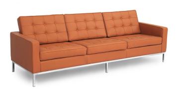 Florence mid century modern three seaters sofa