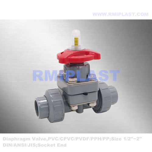 PVDF True Union Diaphragm Valve