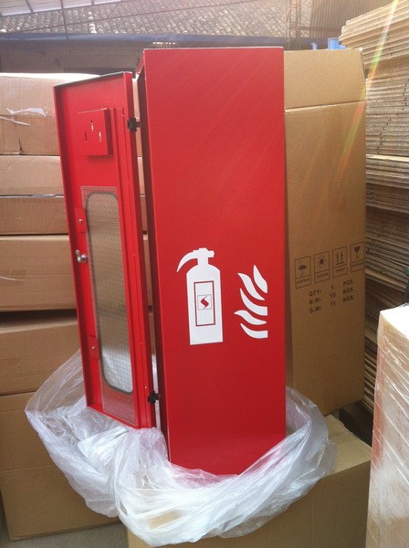 5-9KG single steel fire fighting extinguisher cabinet