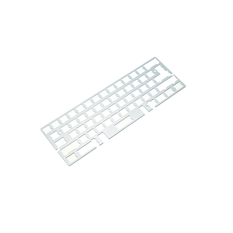 Stainless steel aluminum Brass laser cutting industrial keyboard plate mechanical keyboard plate