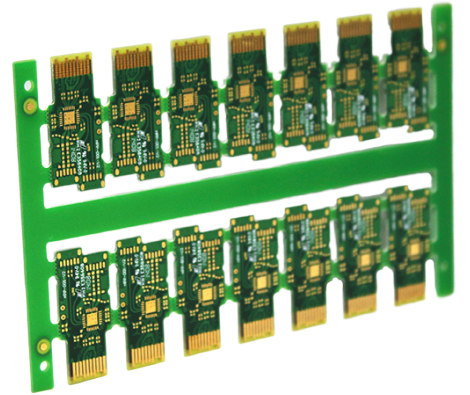 6-layer High Tg Leadless Gold Finger PCB 6-layer High Tg Leadless Gold Finger PCB