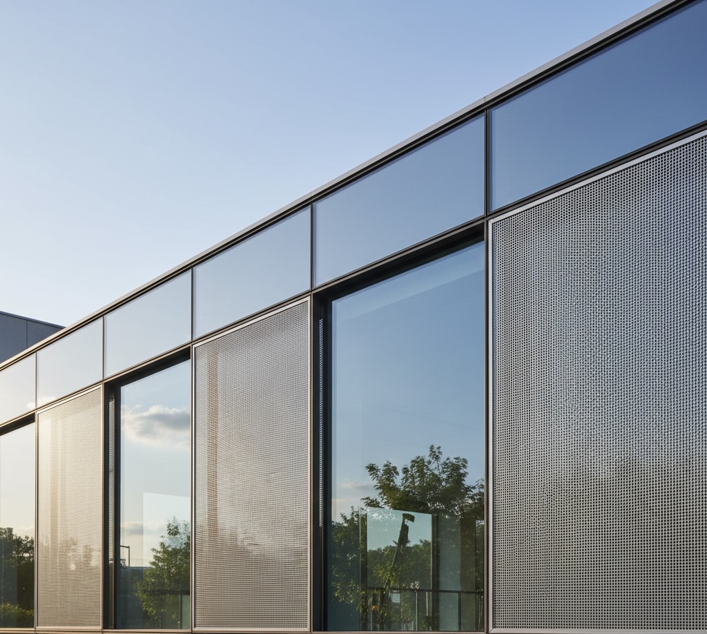 Schermata di sicurezza in acciaio inossidabile per finestra Stainless Steel Security Screen installed in window frame