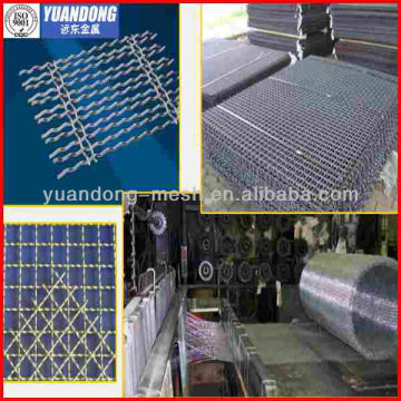 stainless steel crimped wire mesh/grid mesh
