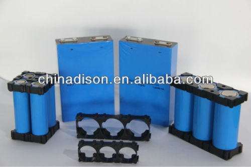 18650 26650 lithium ion type 3.2v 6.4v 12v LiFePO4 recharge battery pack in 1500t cycle life