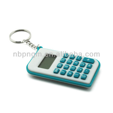 Colorful Mini Pocket Calculator with Keychain