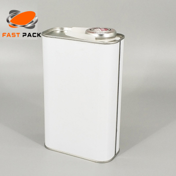 F-style engine oil tin can 1 liter