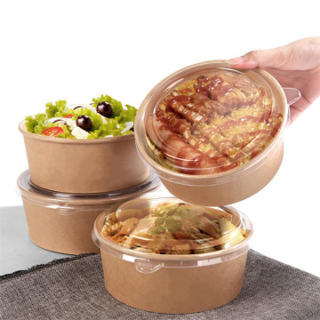 Paper bowl picnic restaurant takeaway dinner salad bowl