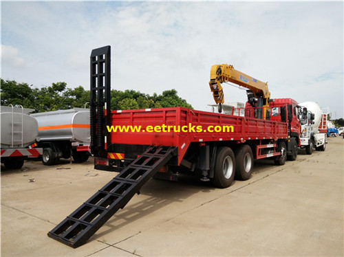 XCMG 8X4 20ton lori lililowekwa kwenye cranes