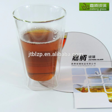 Handmade glass tea cup for drinking tea