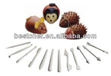 12 pcs Plastic sculpting tool set