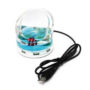 New design transparent liquid USB2.0 hub