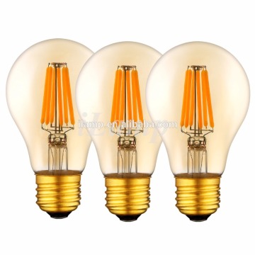 Milky frosted clear UL energy star A19 LED Filament Light Bulb